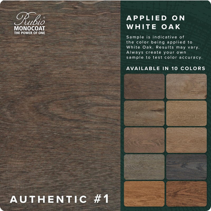 Rubio Monocoat Pre-Aging Wood Pre-Treatment, 200 ftÂ² - Authentic 1 | Non-Reactive Water-Based Wood Stain | Aged Look for All Indoor Wooden Surfaces & Furniture | Use with Oil Plus 2C | 1 Liter - Image 2